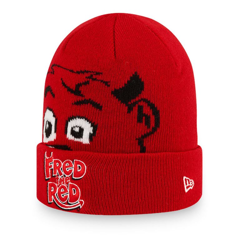 Gorras New Era Beanies Rojos - Manchester United F The Infant Cuff 47062DOFK